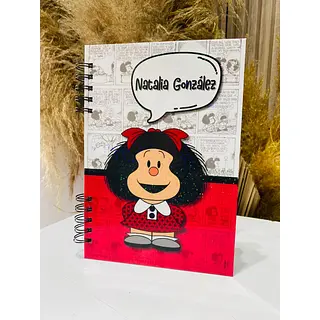 Agenda Mafalda Rallada De 120hojas